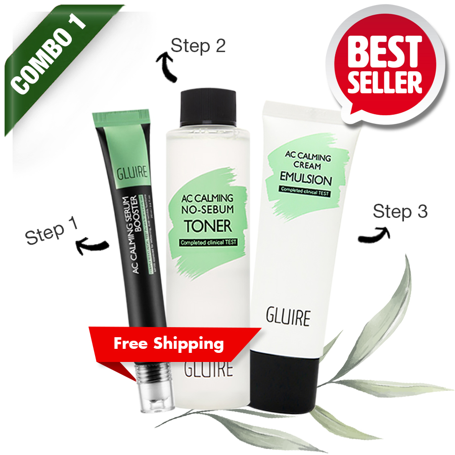 Combo Dưỡng ẩm Trị Mụn AC Calming